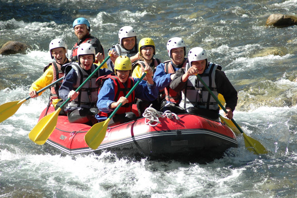 rafting séjour de groupe montagne pyrénées