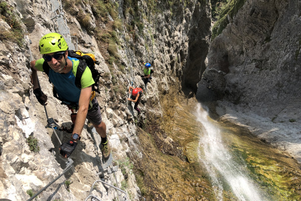 Via ferrata " Signora delle Acque" at the Rio Ruzza | Ballino | Mmove