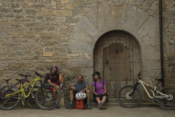 Petite pause méritée après autant de descentes !