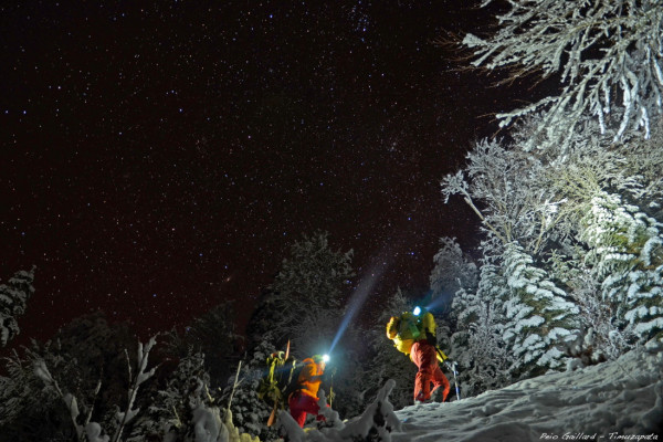 Night skining