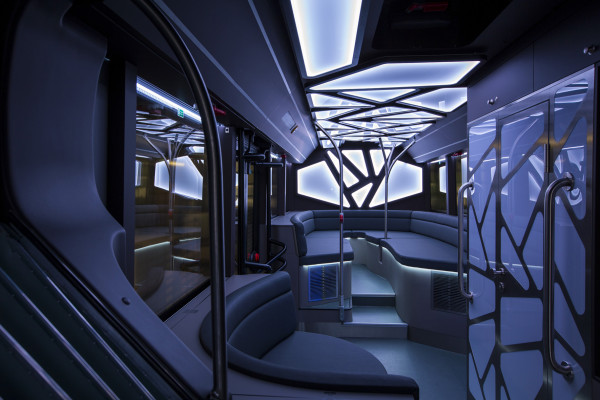espace lounge Party-bus