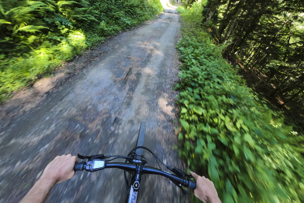 Descente en VTT électrique