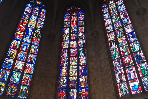 Vitraux du chœur de la Cathédrale Notre Dame