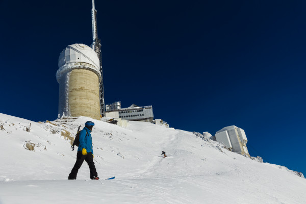 Hé oui, c'est bien de là haut que l'on drope !!