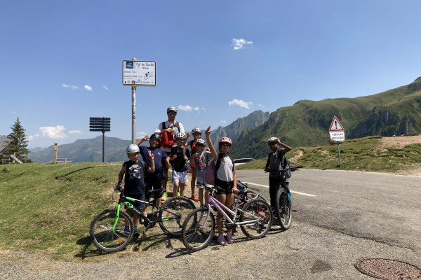 VTT groupe scolaire col d'Aspin