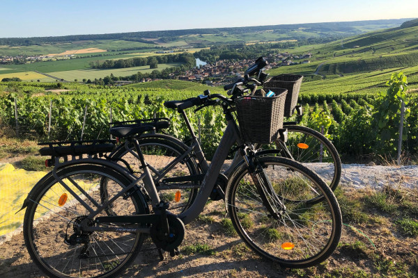 Location de vélo électrique au départ d&rsquo;Epernay