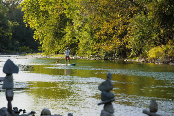 Stand up paddle sur le gave d'Oloron