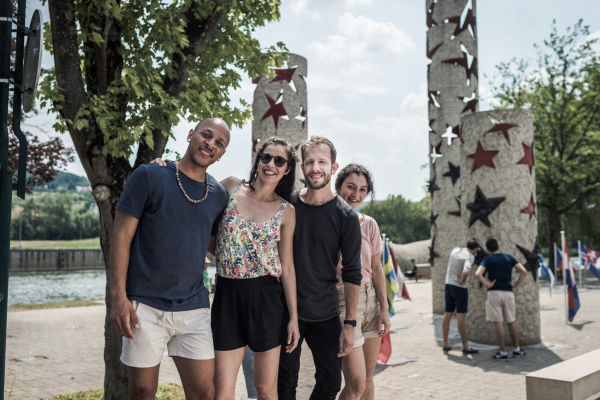 Group of friends, Remich Moselle Day Tour