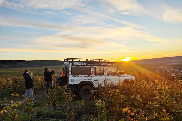 Sunset dégustation brut tradition dans les vignes 1 cru