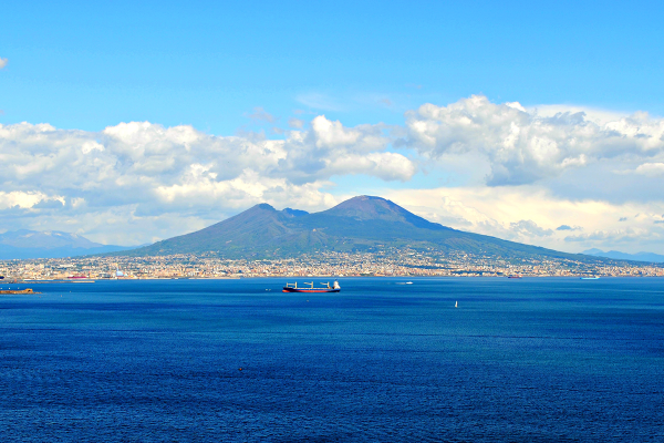 Vesuvius View from Sea