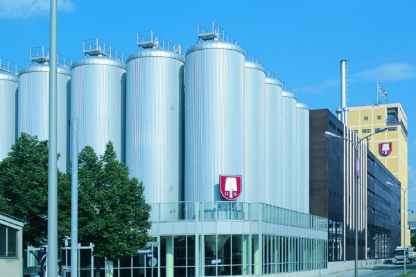 Spaten brewery tanks in Munich