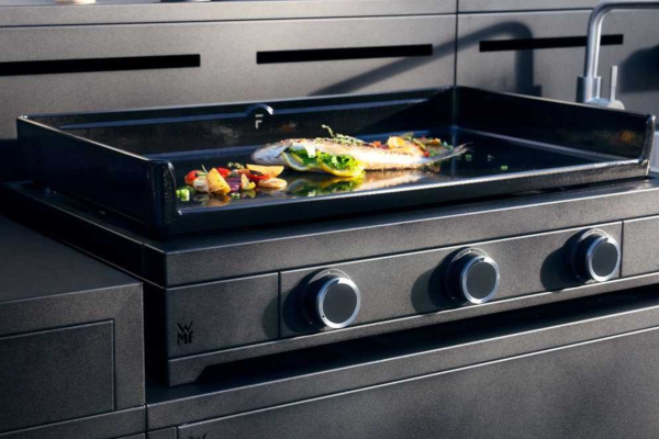 Grillkurs Classic – Plancha-Grill von oben