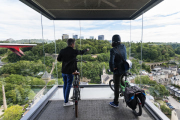 City E-Bike Tour: die modernen Viertel der Stadt Luxemburg