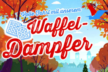 Mit dem Waffeldampfer durch die winterliche Wakenitz