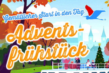 Adventsfrühstück auf dem Waffeldampfer
