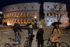 Roma di Notte: Tour in e-bike - degustazione cibo & vino