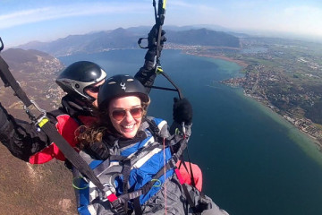 Volo in parapendio Tandem (Biposto)  Lago D'Iseo  (BS)