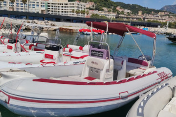 Noleggia gommone 150cv con skipper da Salerno