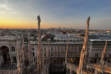 Le Terrazze del Duomo, tra guglie e archi rampanti