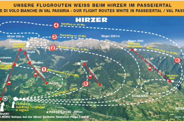 Volo in parapendio biposto in Val Passiria - Hirzer