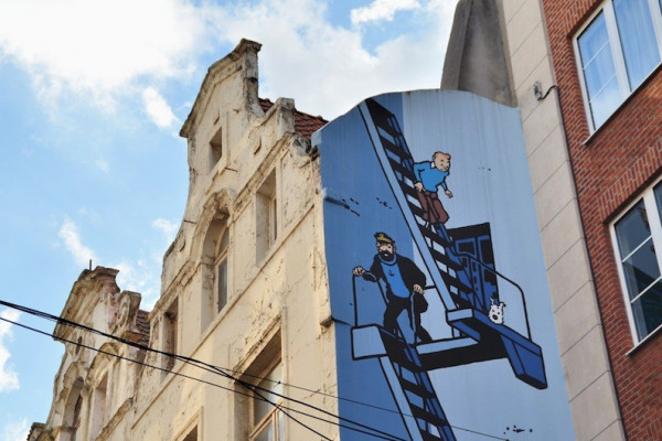 I murales dei fumetti