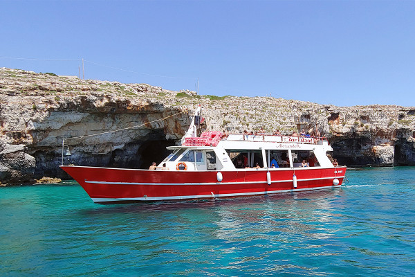 Tour in Minicrociere Alle Grotte di Santa Maria di Leuca