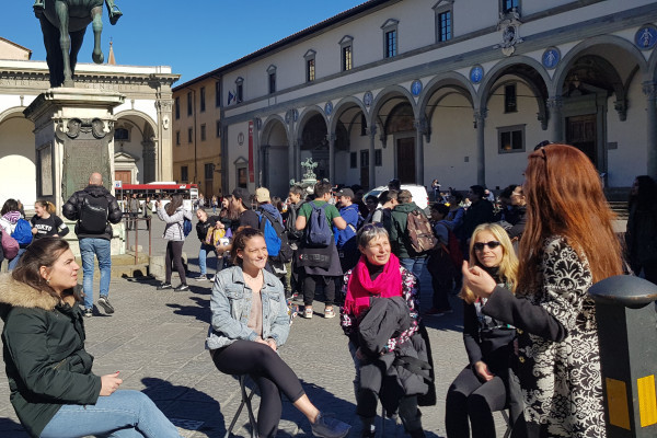 Visita guidata di Firenze comodamente seduti con gelato