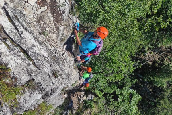 Ferrata Artpinistica Croz de le Niere