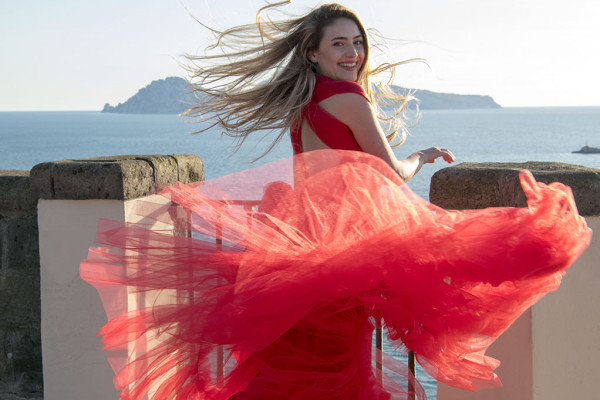 12. Sofia Tulle Red