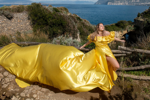 15. Limoncello Golden Yellow (Off shoulder)