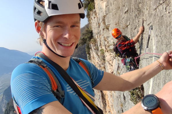 Arrampicata a più vie Lago di Garda