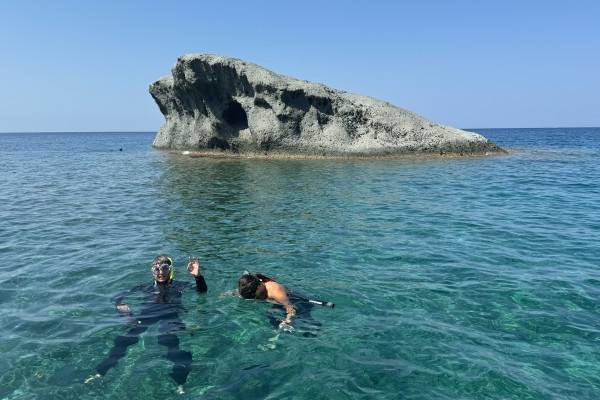 La costa di Cala e Moros presso Cane Malu