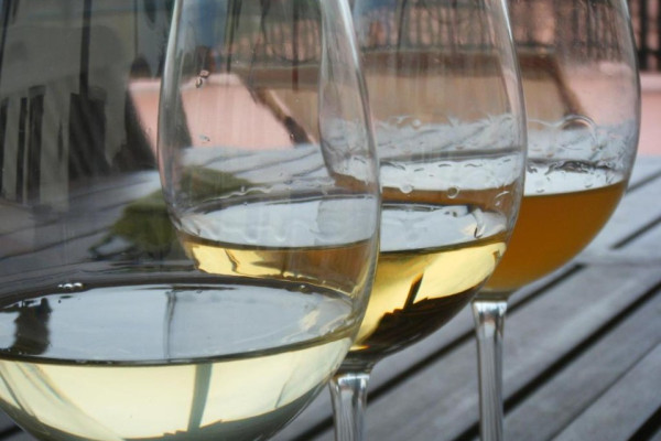 ... quali lo Schioppettino di Prepotto, il Cabernet Franc, il Merlot. il Refosco dal Peduncolo Rosso e i bianchi quali il Friulano, la Ribolla Gialla, il Verduzzo Friulano e il Picolit, questi ultimi prodotti più per passione che per intenti commerciali.