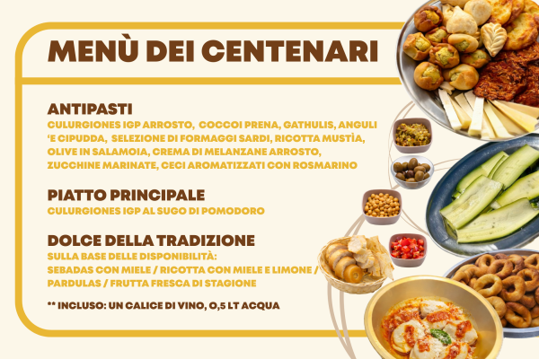 Menù centenari