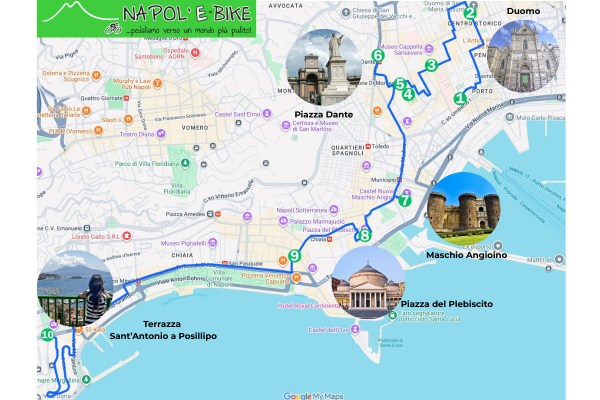 Zoom Centro Storico (Tappe 1-9): Esplora la storia millenaria di Napoli. In questa prima parte del tour toccheremo i simboli della città come Piazza del Plebiscito e il Duomo, muovendoci agilmente tra piazze monumentali e palazzi reali.