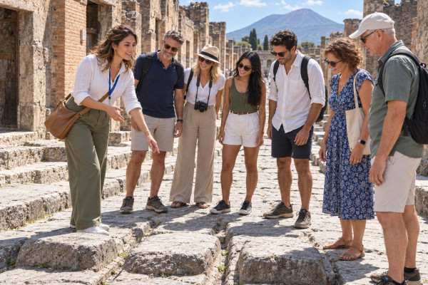 Pompei: Biglietto d'ingresso salta-coda + Tour guidato
