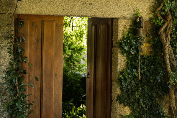 Entrada para a casa de campo da Quinta de Lourosa