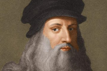 EN LA CASA DE LEONARDO DA VINCI EN EL CAMPO DE LA TOSCANA