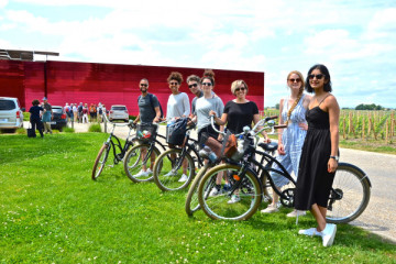 Excursión en e-bike el corazón de los viñedos de Saint-Émilion