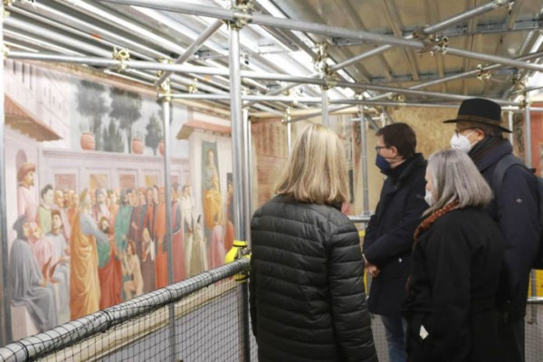 Tour privado a la obra de restauración de la Capilla Brancacci