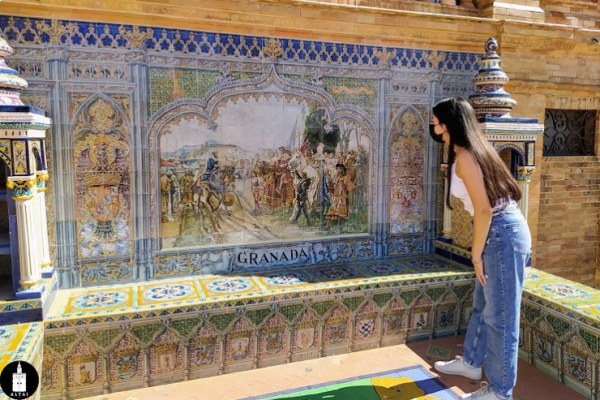 Mosaico de la Plaza de España