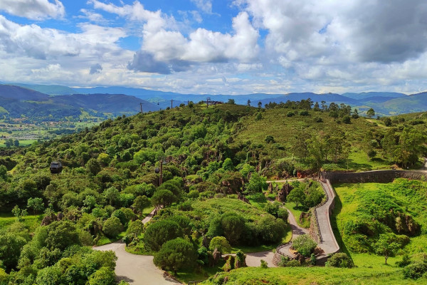 Panorámica parque de Cabárceno