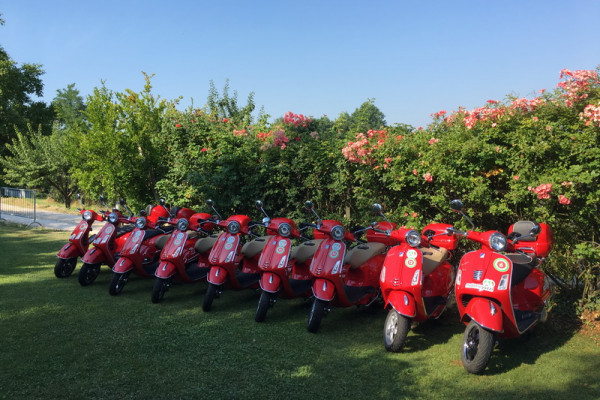 Part of our fleet. Vespa GTS and Primavera Part of our fleet. Vespa GTS and Primavera
