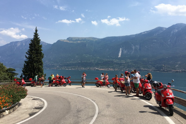View on Garda lake from the road to Tremosine and La Forra View on Garda lake from the road to Tremosine and La Forra