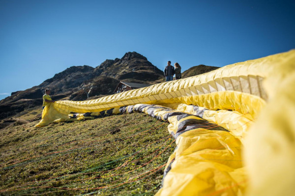 Paragleiten Tandemflug in Gaschurn St.Gallenkirch und Schruns 