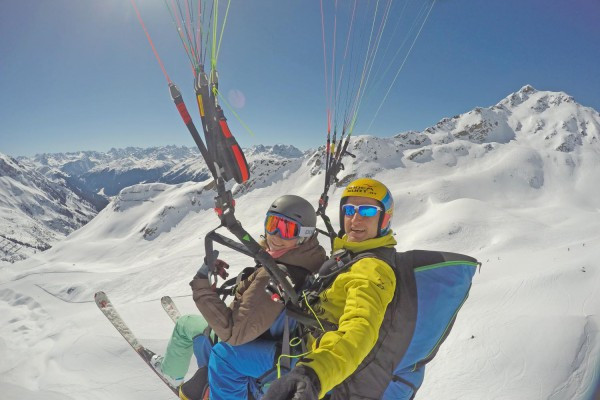 auch im Winter mit Ski möglich