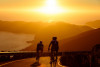 Levanto-Monterosso at sunset in ebike