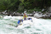 Action Rafting on Soča River