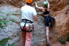 Climbing in Leonidio with local instructor