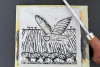 A nature lover's linocut workshop